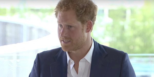 Prince Harry handsome blue sportcoat Heads Together campaign