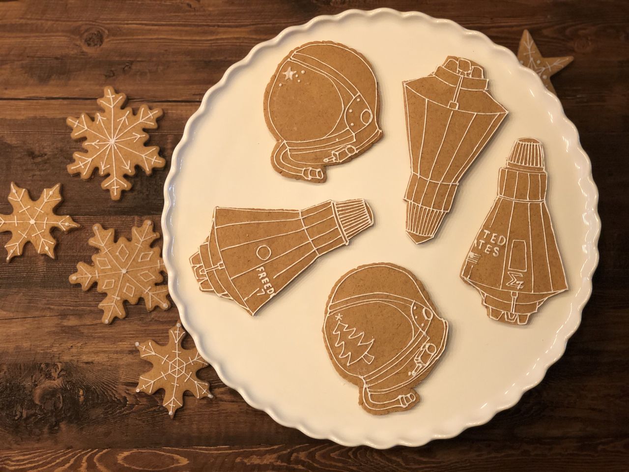 Author Rebecca Siegel's space-y cookies.