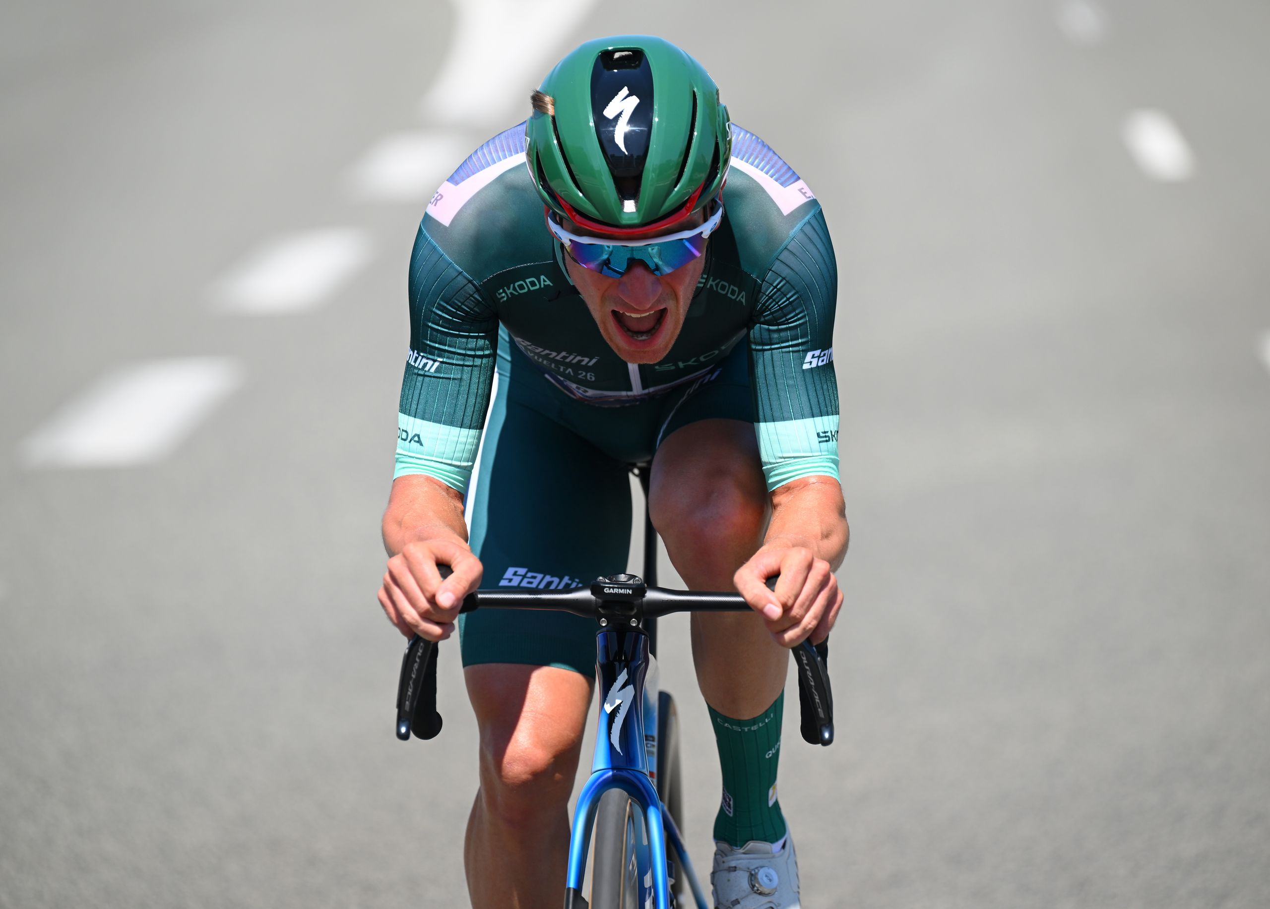 'I didn't really have much left for such a hard finish' – Ethan Hayter misses out on red jersey again at Vuelta a España despite gutsy breakaway ride in ripped shorts