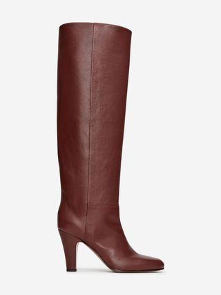 Knee-High Leather Boots