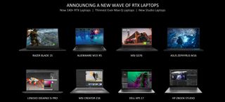 New Nvidia laptops