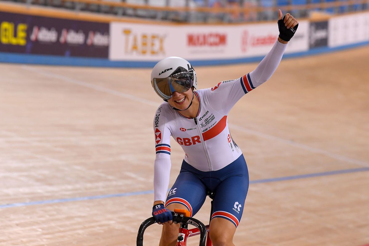 2020 UEC Track European Championships Plovdiv 2nd Day 12112020 Women Elimination Elinor Barker Great Britain photo Dario BelingheriBettiniPhoto2020