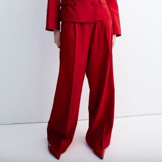 H&M Straight Tailored Trousers