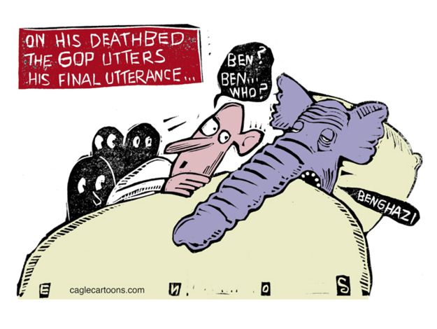 Political cartoon GOP Benghazi