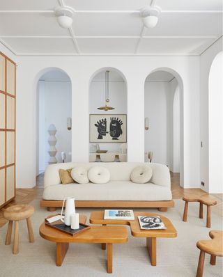 a modern living room by Emmanuelle Simon
