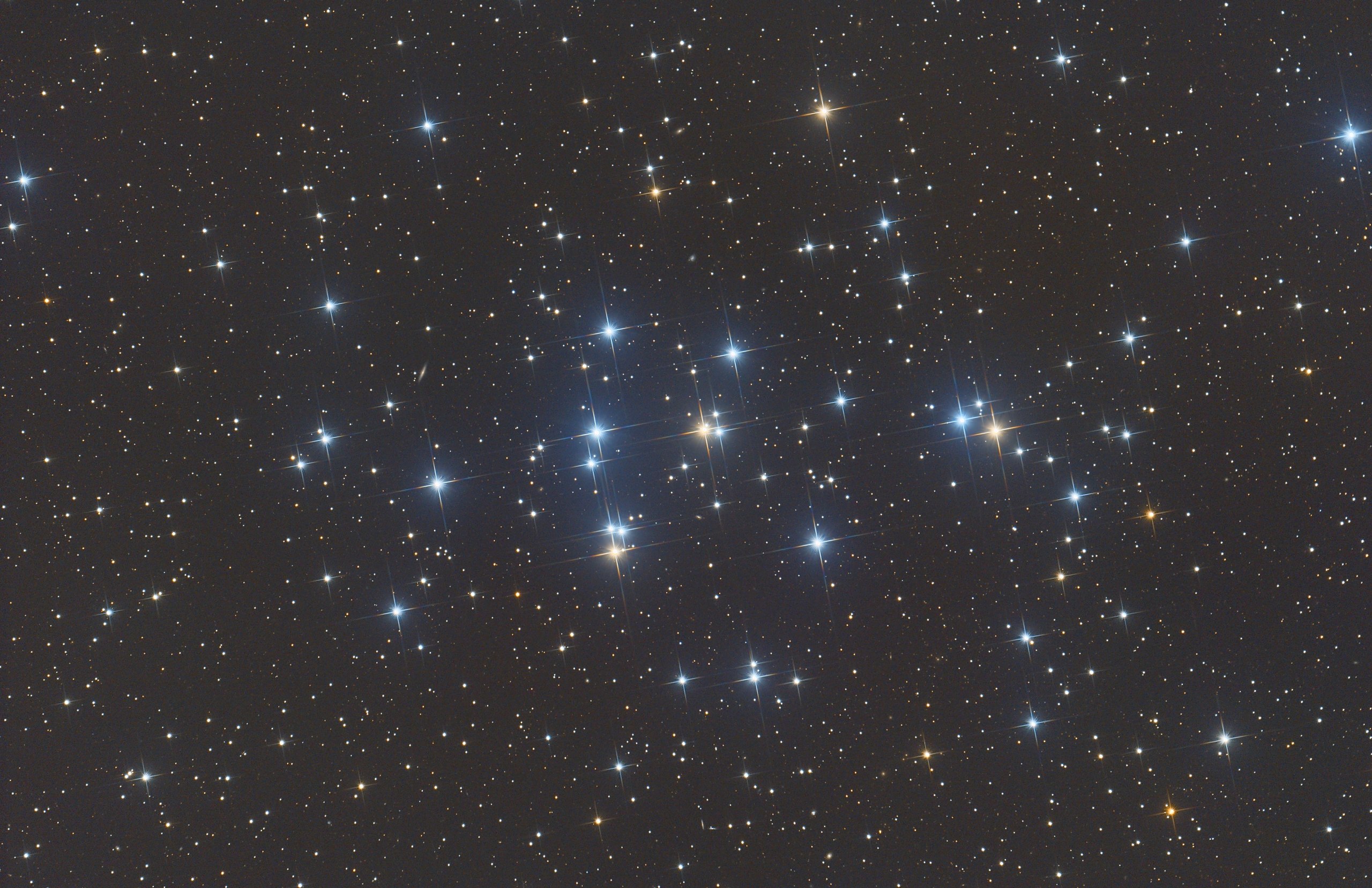 The Beehive Cluster in the constellation of Cancer.