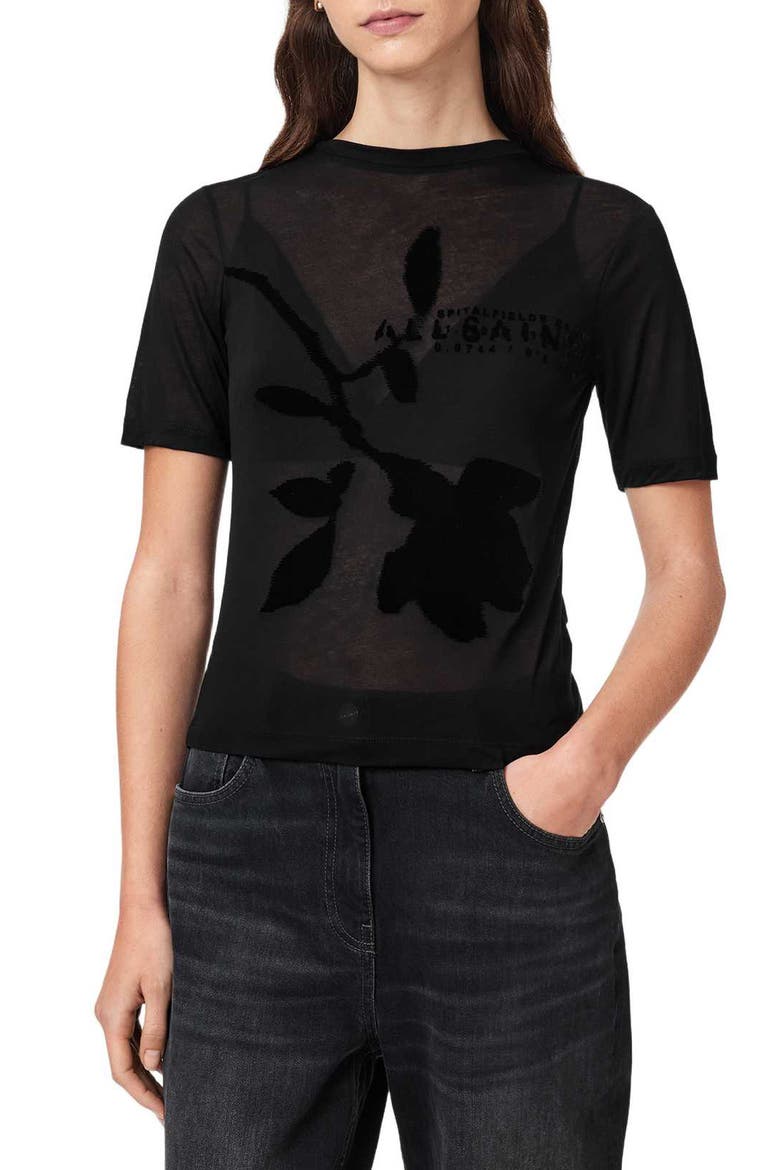 Athea Sheer Graphic Tee