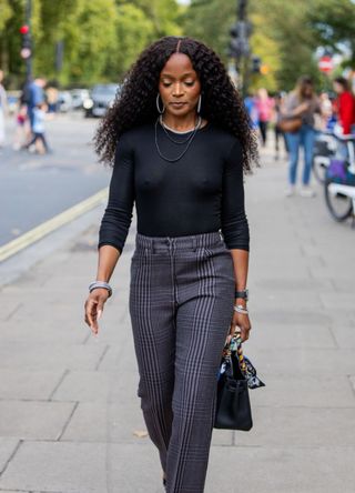 Stylish woman in London