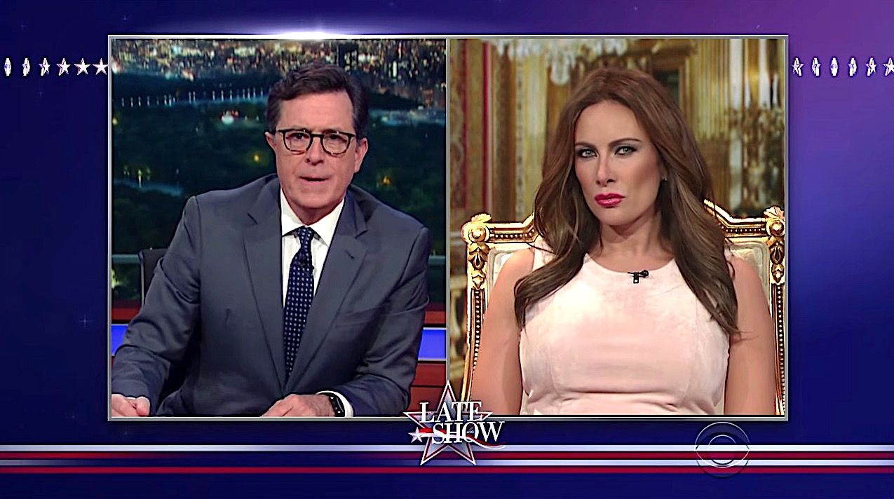 Stephen Colbert interviews &amp;quot;Melania Trump&amp;quot;