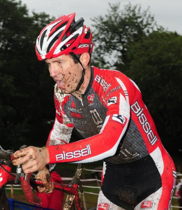 Andy Jacques-Maynes (Bissel Pro Cycling) is very strong early