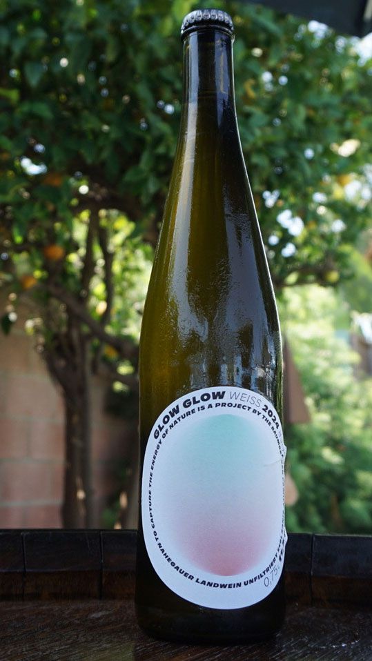 Bottle of Glow Glow, Weiss, Nahe, Germany 2024