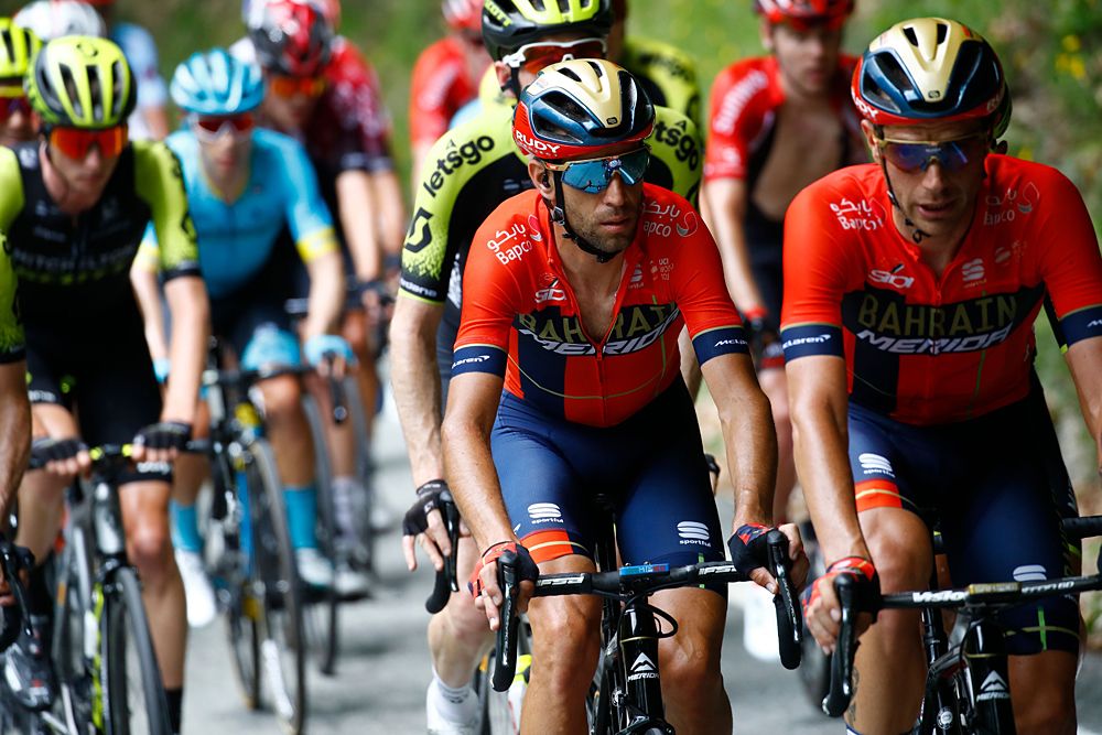 Vincenzo Nibali (Bahrain-Merida) at the Giro d'Italia stage 13