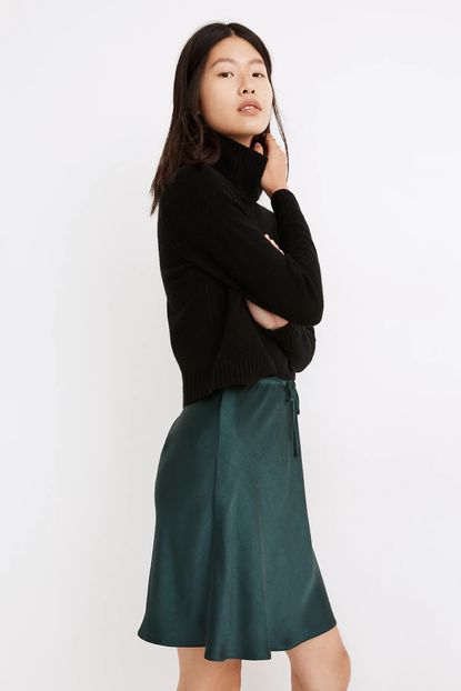 The slip skirt is the new trend that It-girls are wearing