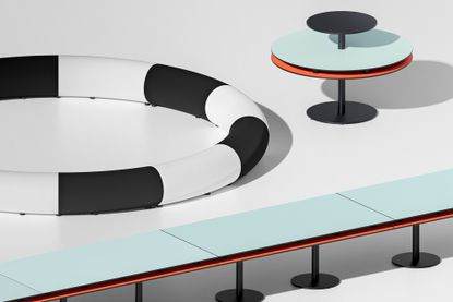 Office furniture by OMA for the Axel Springer Campus