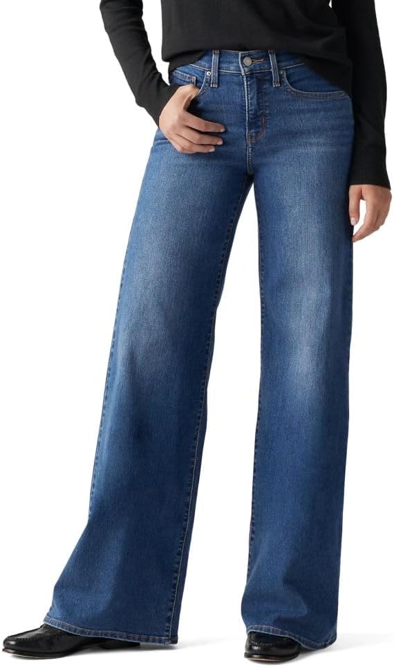Levi's, Levi's Women's 318 Shaping Wide-Leg Jeans (also Available in Plus), (new) Clever Girl