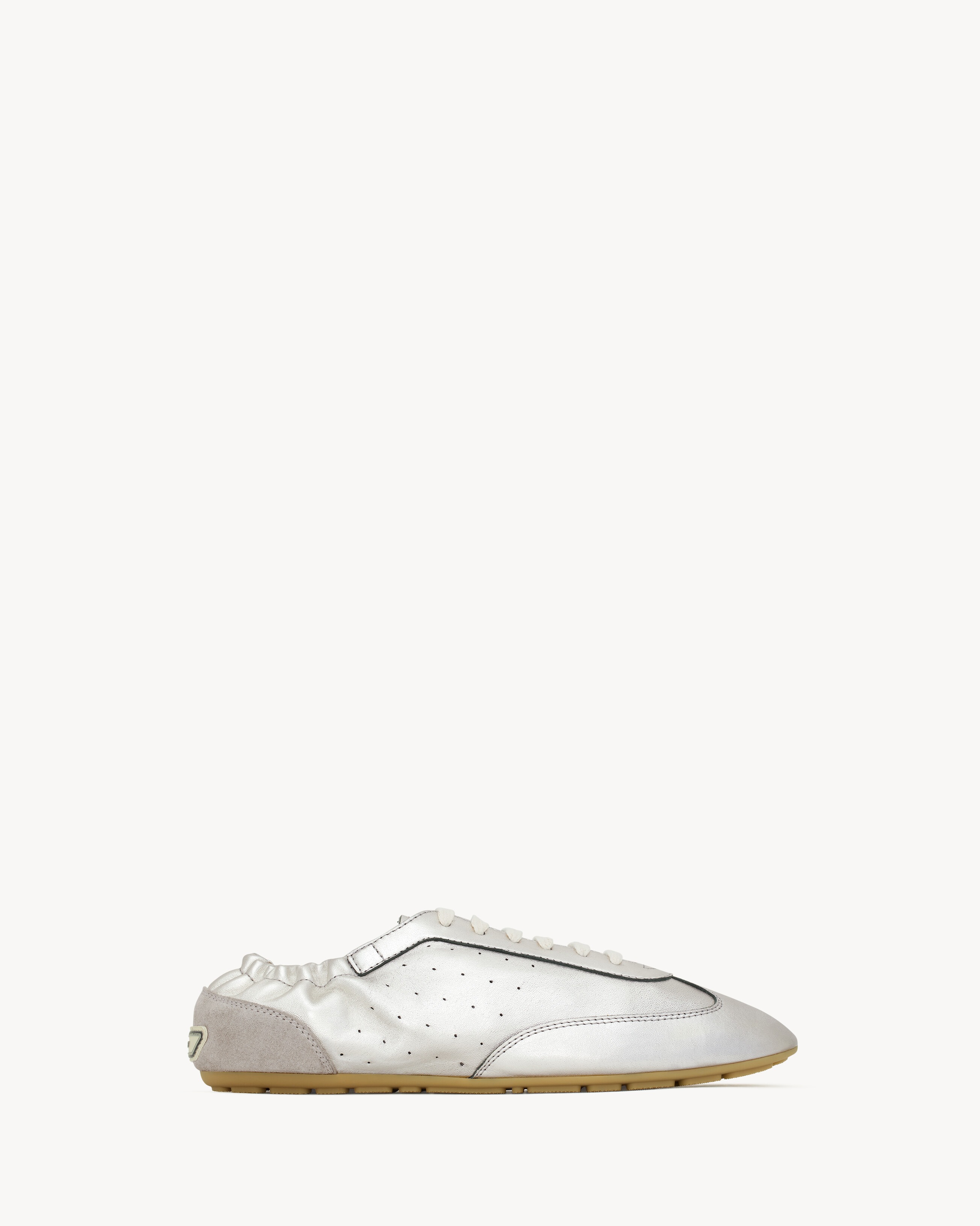 Lewis Sneakers in Metallic Leather and Suede
