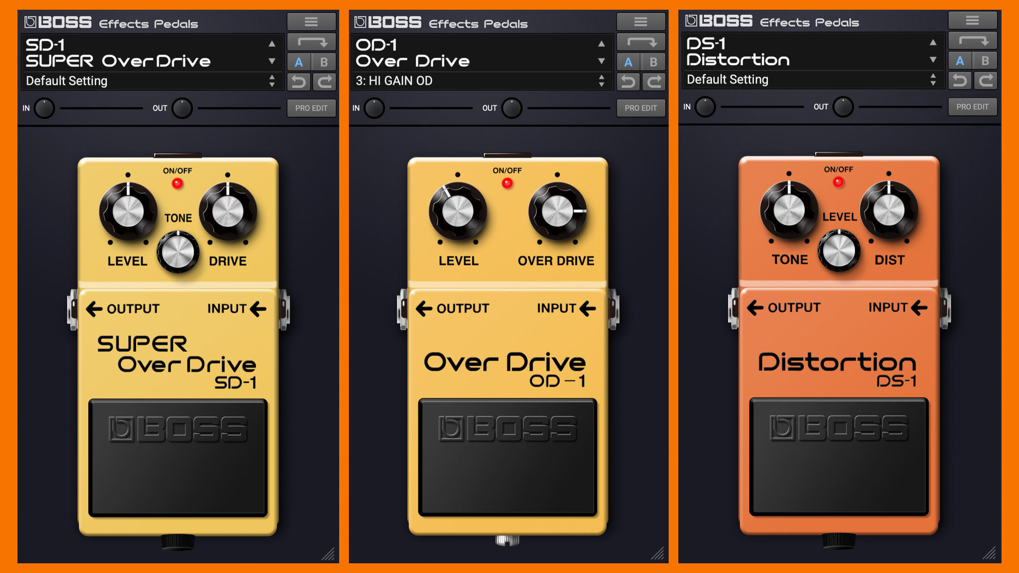 Boss Effects Pedals Plugin
