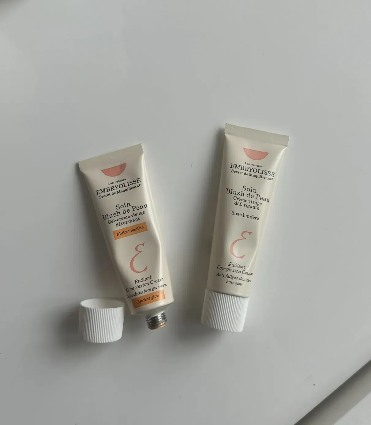 Jamie Schneider testing Embryolisse's Radiant Complexion Creams