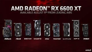 AMD Radeon RX 6600 XT press deck