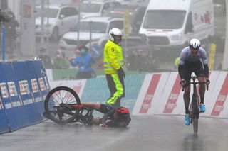 Geraint Thomas feels foolish after bizarre finish-line crash at Tour de Romandie