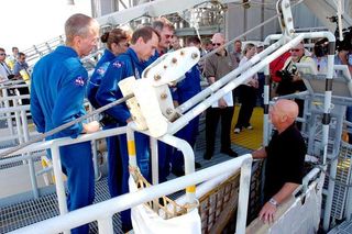 Atlantis Shuttle Crew Ready for Mission, Launch Rehearsal