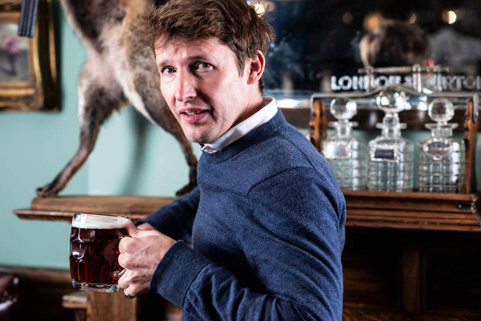 James Blunt on pubs, beer, music and Twitter