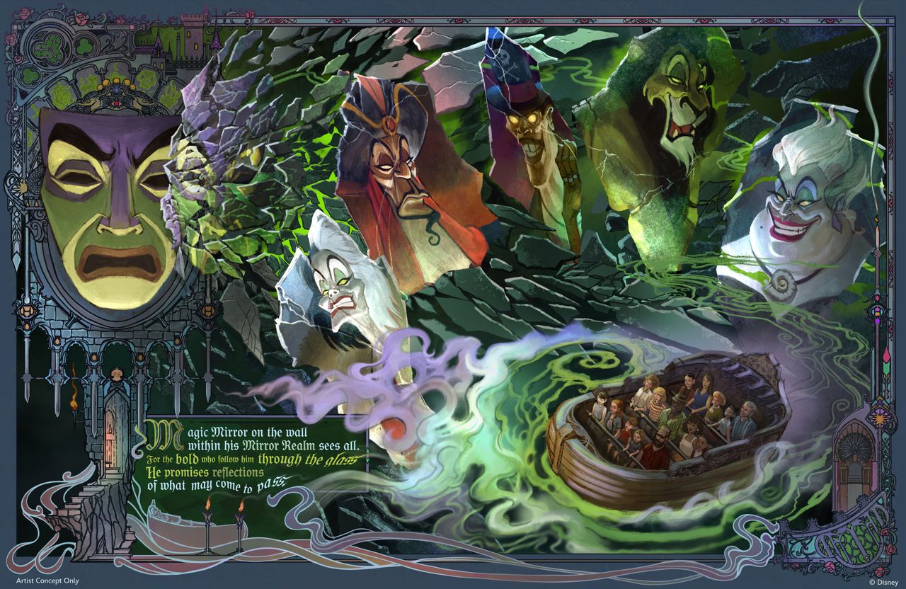 Villains Land at Magic Kingdom, Concept Art