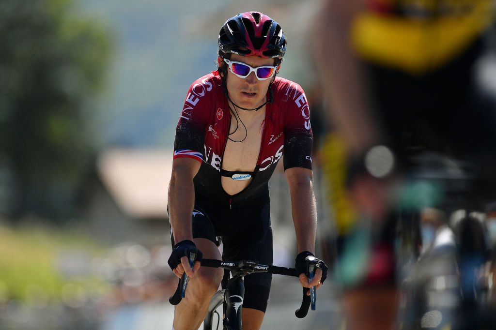 Geraint Thomas (Team Ineos) finishes stage 2 of the 2020 Tour de l&#039;Ain