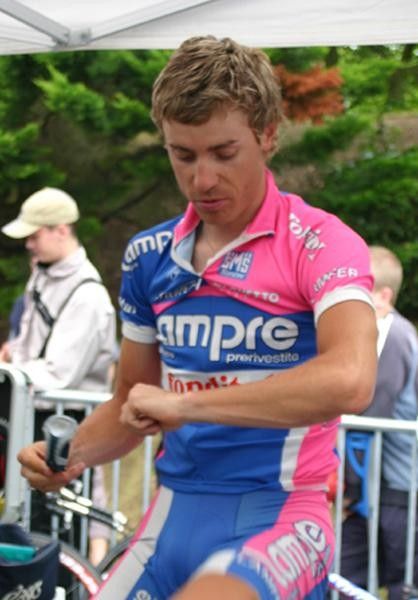 Damiano Cunego wondering where he'll put that watch.