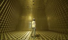 This ProtoDUNE detector was filled with 800 tons of liquid argon.