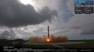 Touchdown for the Falcon 9