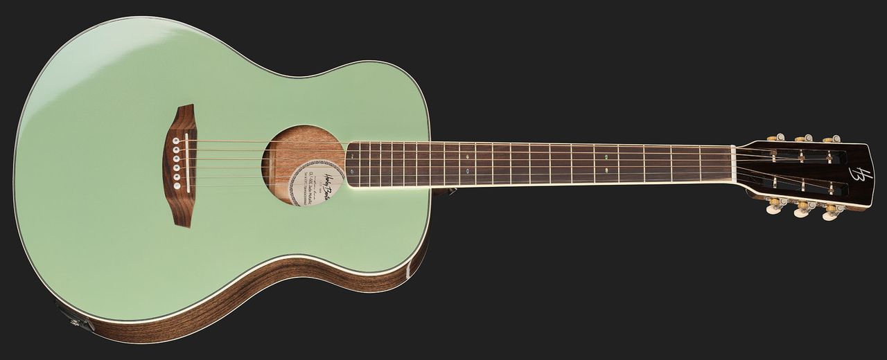 Harley Benton CLF-50E Parlor Metallic: the compact-bodied acoustic has been launched with a range of metallic finishes.