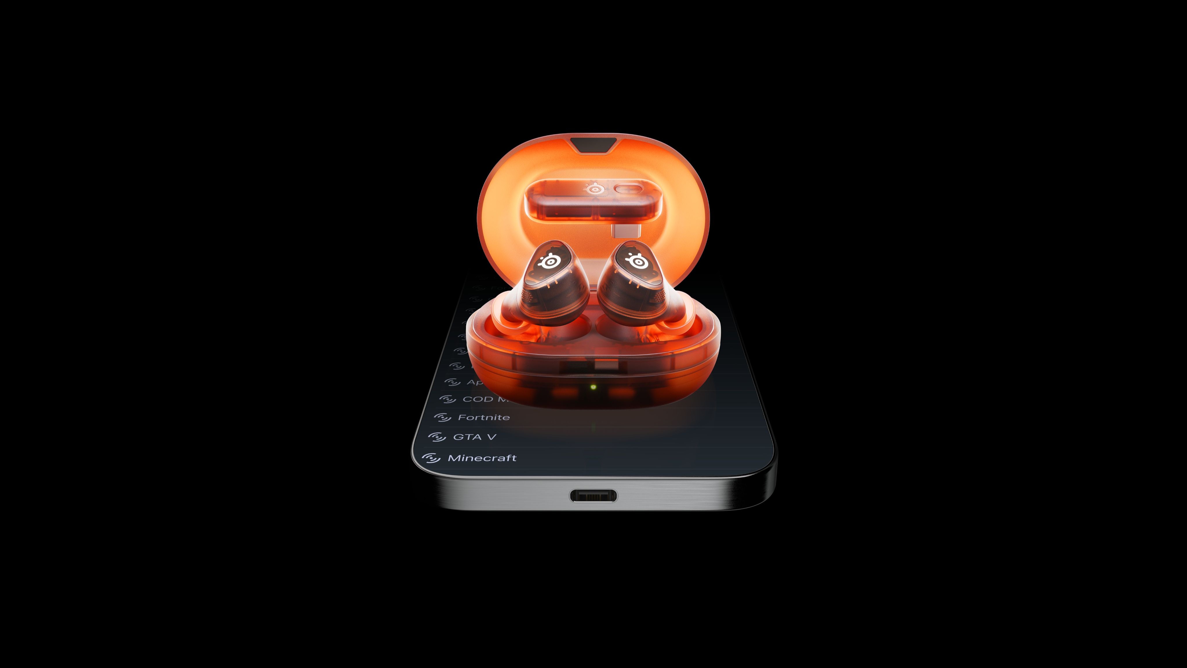 SteelSeries Arctis Gamebuds in Glorange (orange)