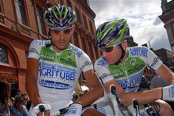 Agritubel team-mates Eduardo Gonzalo and Nicolas Jalabert.