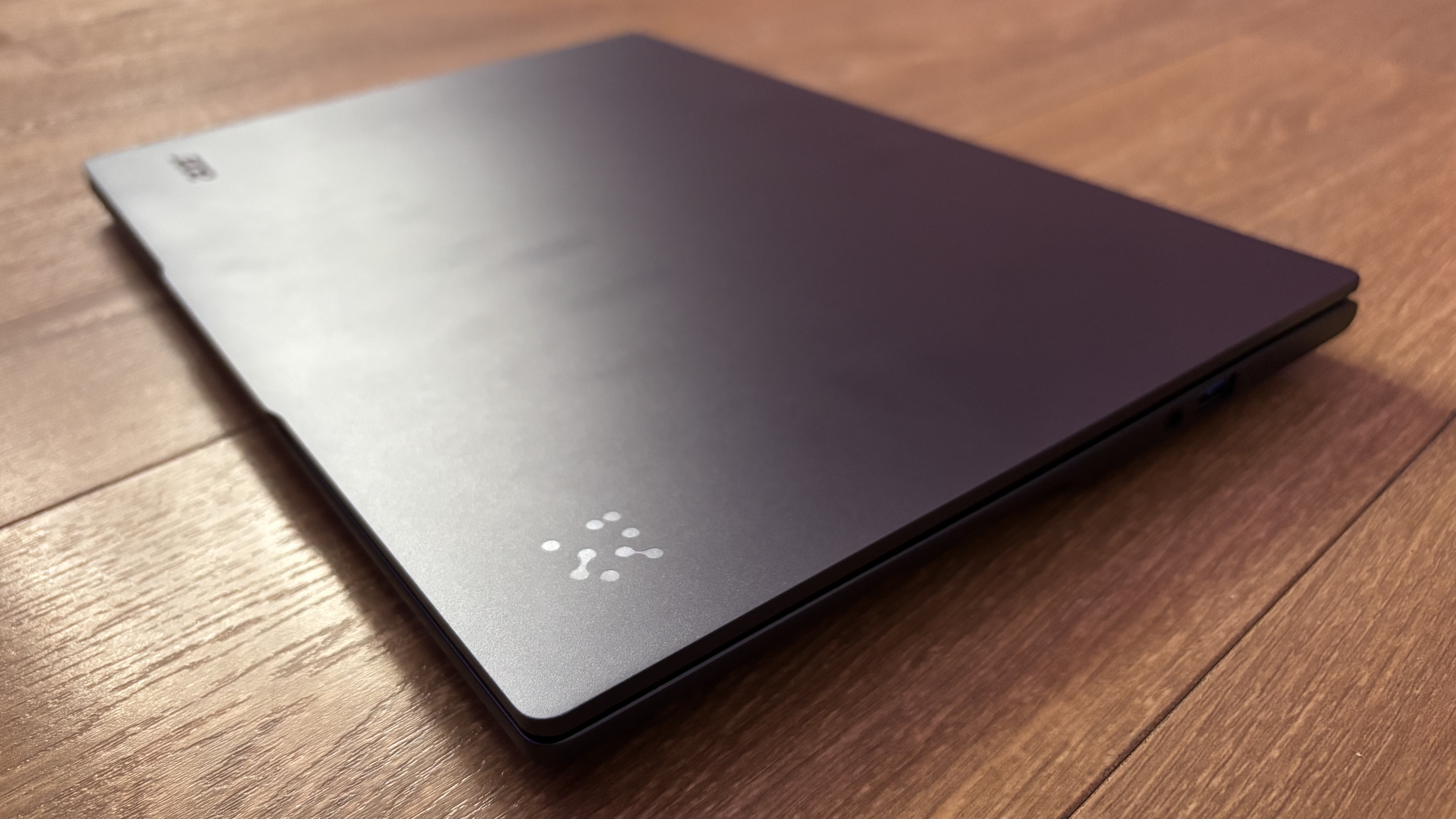 Acer Aspire 14 AI laptop closed to show its black exterior