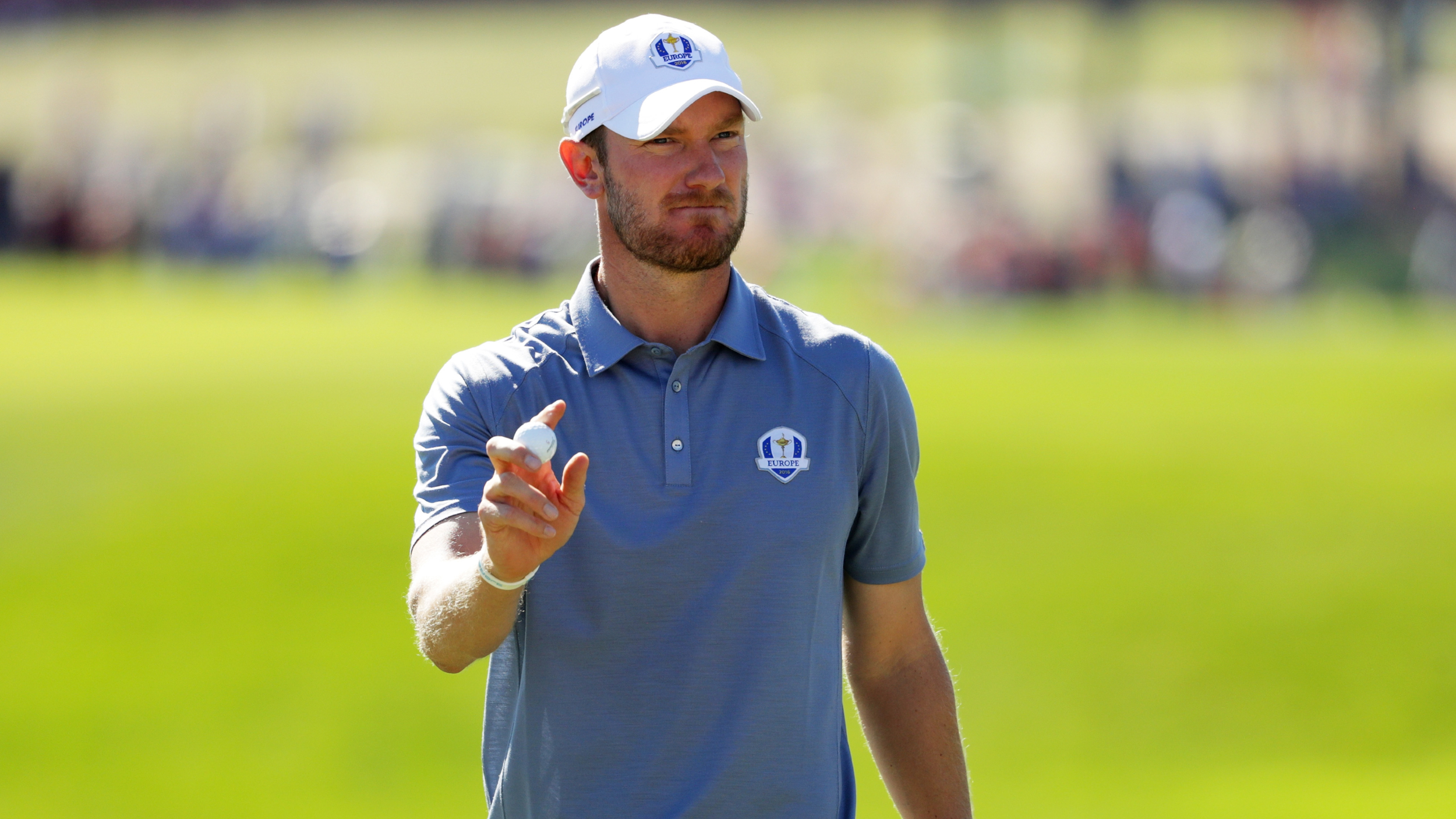 Chris Wood at the Ryder Cup