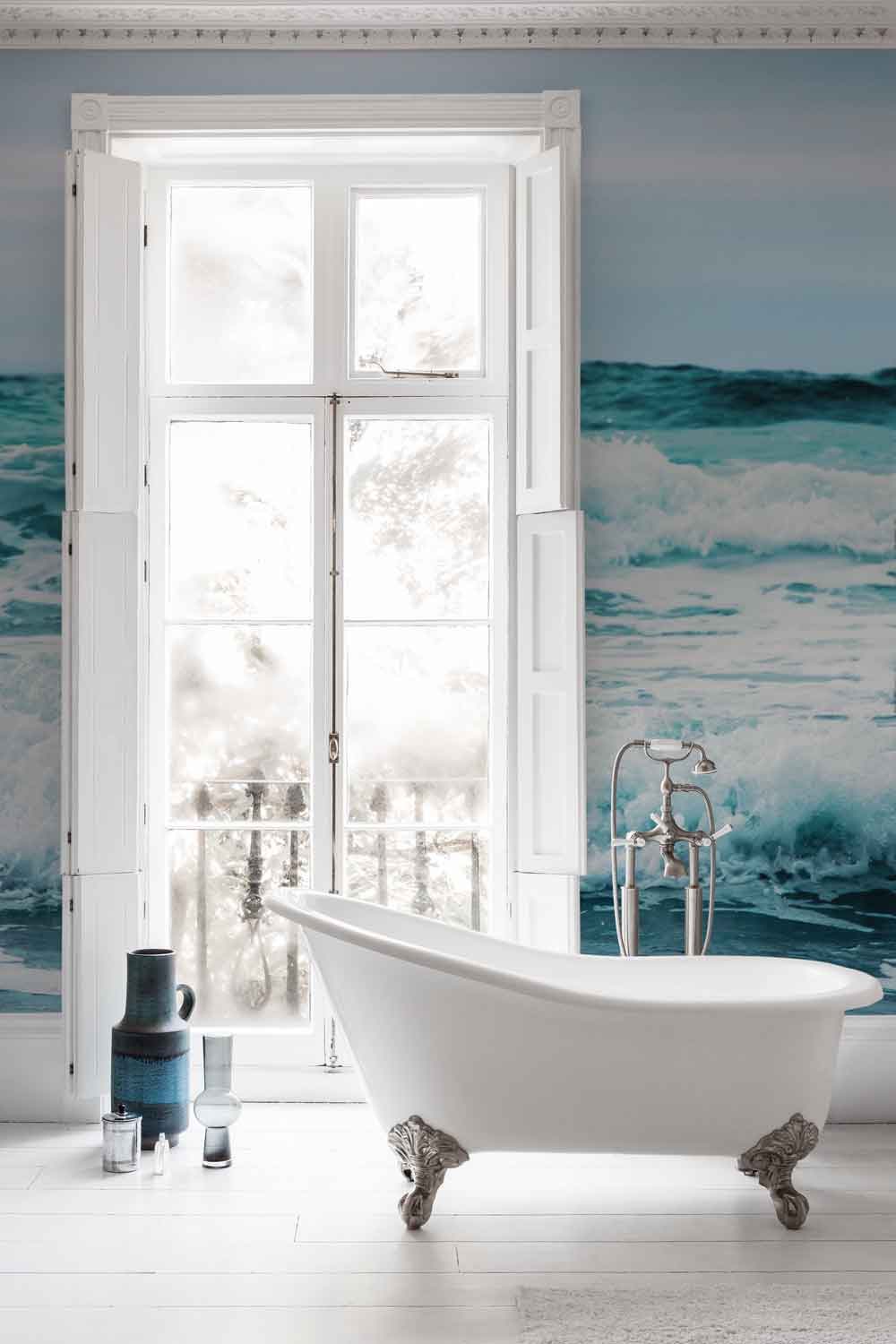 bathroom wallpaper ideas
