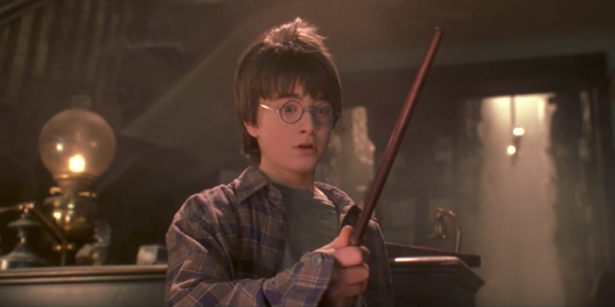 Daniel Radcliffe as Harry Potter in Sorcerer&#039;s Stone