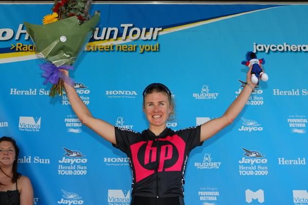 Vicky Whitelaw (HP Pinarello) won the time trial, which was Stage 2 of the Honda Hybrid Women's Tour