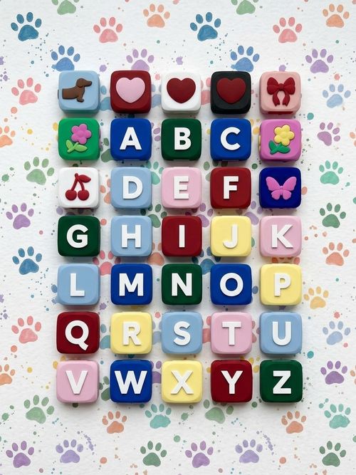 Silicone Bead charm cube