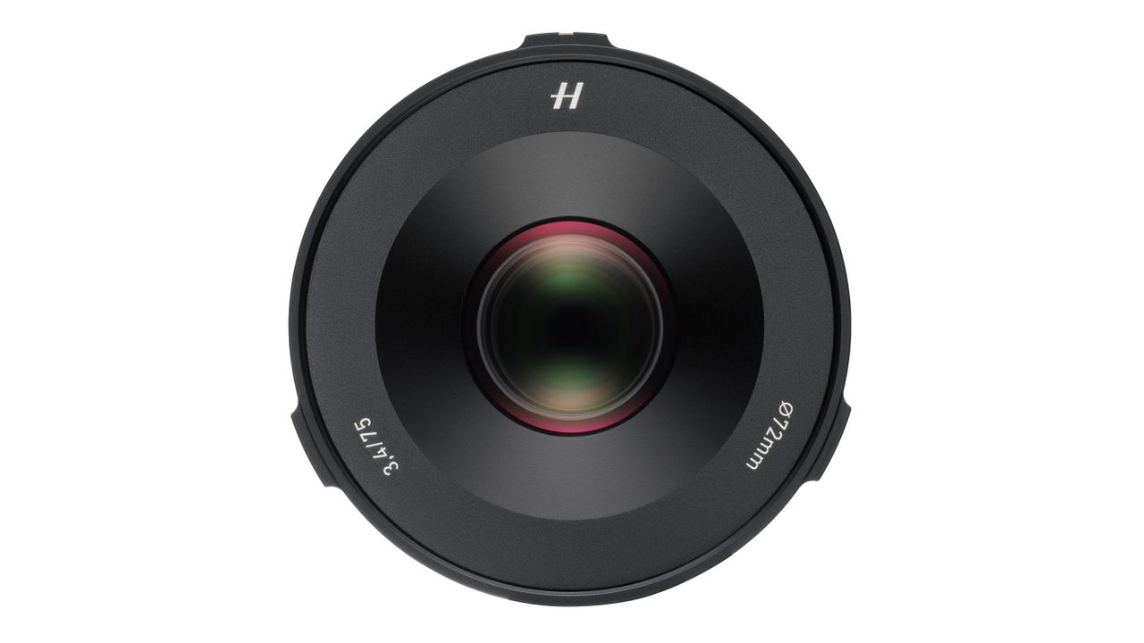 Hasselblad XCD 75P against a white background
