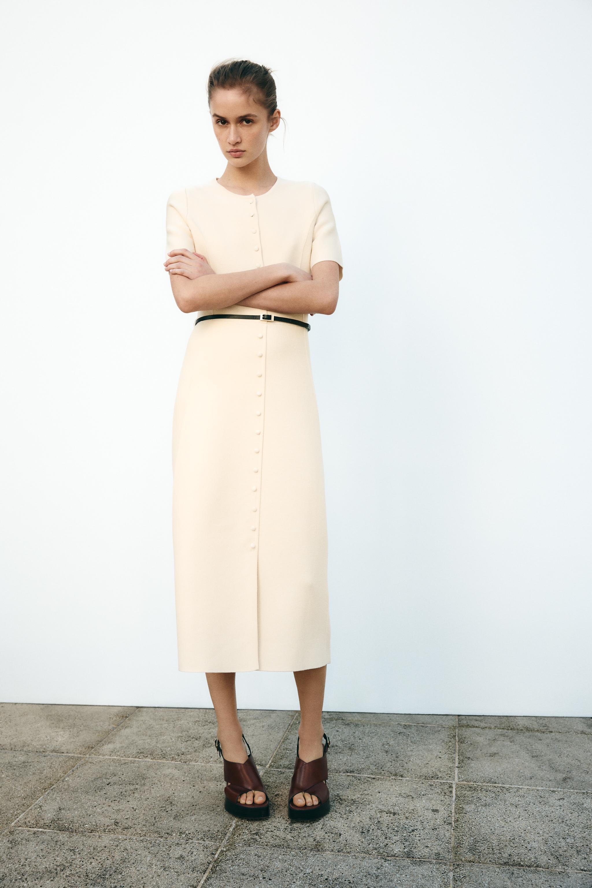 Belted Midi Dress
