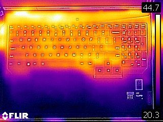 Lenovo Legion Pro 5i (Gen 8) Thermal image