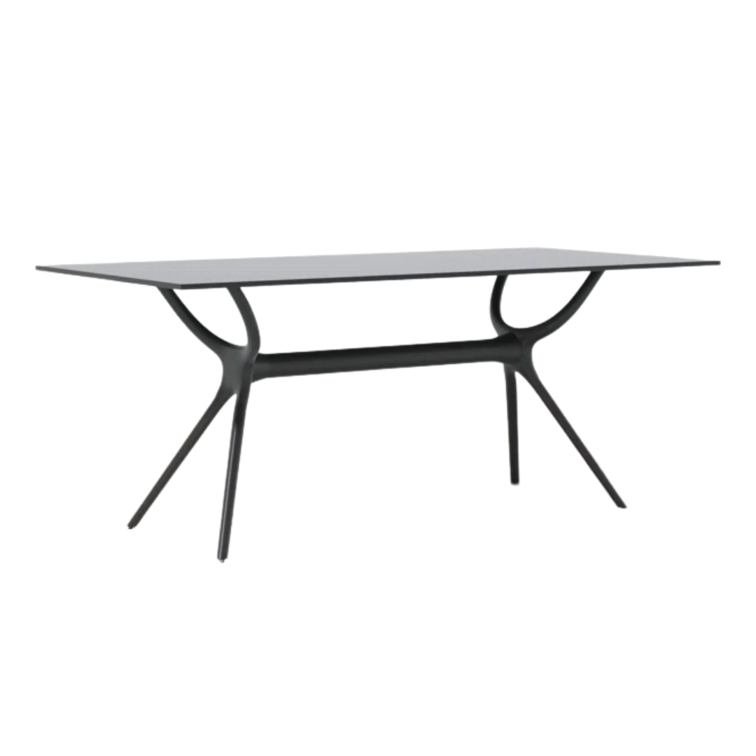 Farrah Plastic / Acrylic Outdoor Dining Table