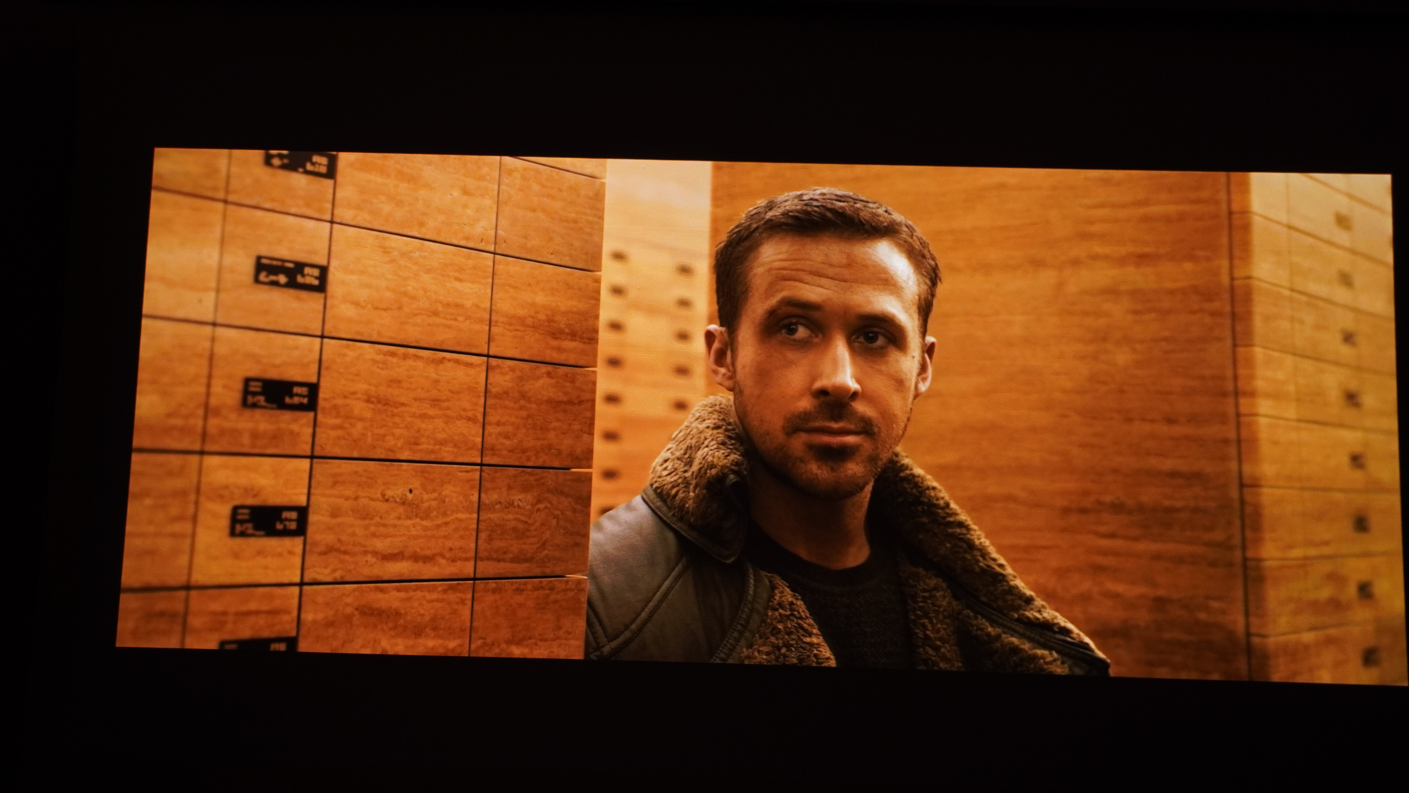 An on screen projection from the Hisense PX4 Pro projector