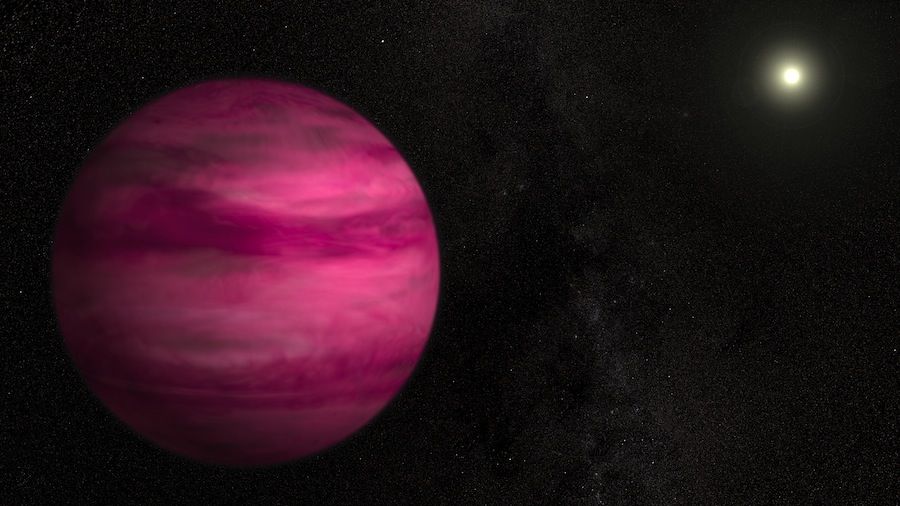 Pink Alien Planet Is Smallest Photographed Around Sun-Like