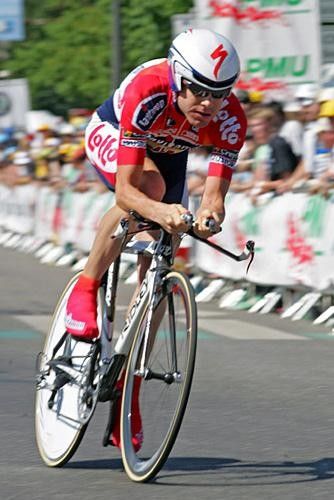 Cadel Evans (Davitamon-Lotto) has high hopes riding on him for this year's Tour.