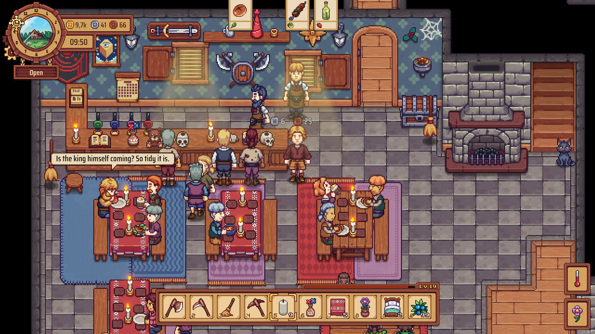 This long-running cozy tavern life sim on Steam just added online multiplayer, so now you can design and run a medieval pub with your pals