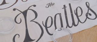 The Beatles logo sketch