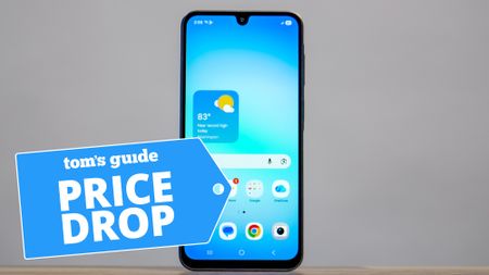 Galaxy A17 with display on